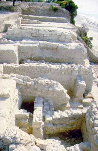 Proasteion seashore district - In the Proasteion (suburb), which is mentioned by Thucydides, and which occupies the seashore district of the ancient city, amongst other things, successive parts of dwellings and streets dating from the 9th to the 4th c. BC came to light.