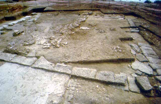 Rectangular ancillary structure - A rectangular ancillary structure from the end of the 6th c. BC